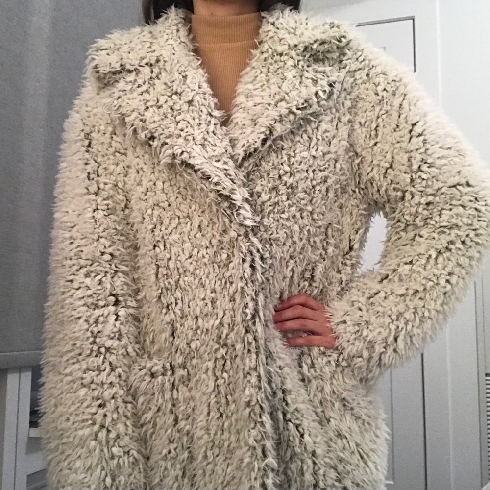 Anthropologie Teddy Coat